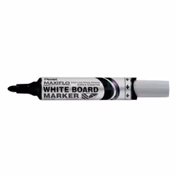 Pentel Maxiflo, Noir, Pointe ogive, Noir, Blanc, 2 mm, 6 mm, Encre à base d'eau