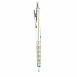Pentel Graphgear 1000, Argent, Jaune, Métal, Caoutchouc, 0,9 mm, Rond, 1 pièce(s)