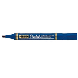Pentel N860 marqueur indélébile Bleu 12 pièce(s)