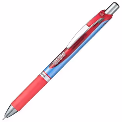 Pentel Energel Klick, Rouge, 0,5 mm
