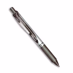 Pentel Energel XM Klick, Stylo à bille retractable avec clip, Noir, Noir, 0,7 mm, Ambidextre, 12 pièce(s)