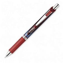 Pentel Energel XM Klick Stylo à bille retractable avec clip Rouge 12 pièce(s)