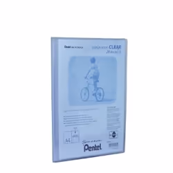 Pentel Display Book Clear, Bleu, A4
