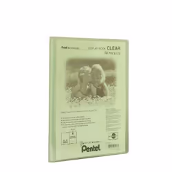 Pentel Display Book Clear, Vert, A4