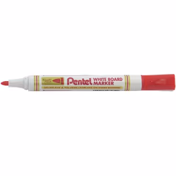 Pentel MW85, 12 pièce(s), Rouge, Pointe ogive, Rouge, Blanc, Plastique