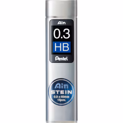 Pentel AinStein, HB, Gris, 0,3 mm, 60 mm, 15 pièce(s)