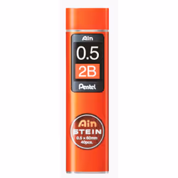 Pentel C275-2BO, Gris, Fin, Orange, 0,5 mm, Boîte, 40 pièce(s)
