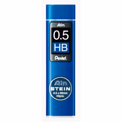 Pentel C275-HBO, Gris, Fin, Bleu, 0,5 mm, Boîte, 40 pièce(s)
