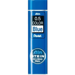 Mines - PENTEL - Ain Stein - 20 mines - 0.5 mm - Couleur bleu