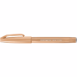 Pentel Brush Sign, Fin, 1 couleurs, Marron, Pointe du marqueur, 0,5 mm, 2 mm