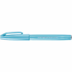 Pentel Brush Sign, Fin, 1 couleurs, Bleu clair, Pointe du marqueur, 0,5 mm, 2 mm