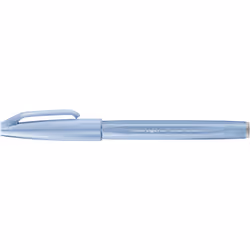 Pentel Brush Sign, Fin, 1 couleurs, Gris, Pointe du marqueur, 0,5 mm, 2 mm