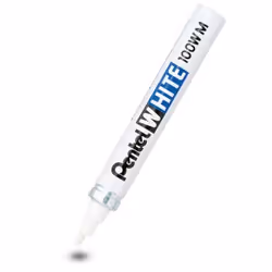 Pentel X100WM, Blanc, Blanc, 1 couleurs, Rond, 2,2 mm, Aluminium