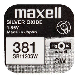 Maxell SR1120SW pile domestique Batterie à usage unique SR1120W Argent-Oxide (S)