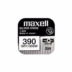 Maxell 18289200 pile domestique Batterie à usage unique SR1130SW Argent-Oxide (S)