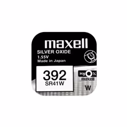 Maxell 18290800 pile domestique Batterie à usage unique SR41W Argent-Oxide (S)