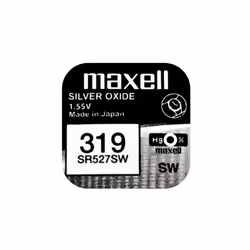 Maxell 18292900 pile domestique Batterie à usage unique SR527SW Argent-Oxide (S)