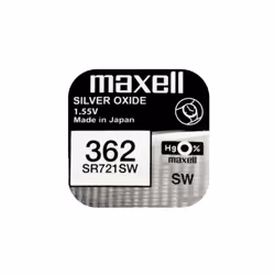 Maxell 18291500 pile domestique Batterie à usage unique SR721SW Argent-Oxide (S)