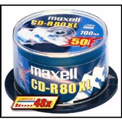 Maxell CD-R 700MB 80min XL 52x Spindle 10pk, 52x, 700 Mo, 10 pièce(s)