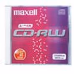 Maxell CD-RW 80XL 10 pack, 1x, CD-RW, 120 mm, 700 Mo, Fuseau, 10 pièce(s)