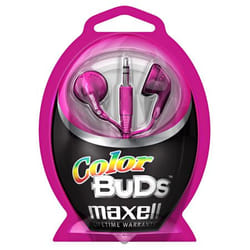 Maxell Colour Budz Headphones Pink Rose