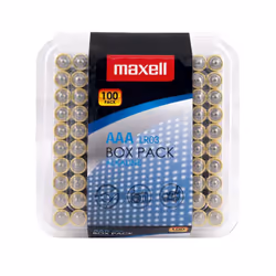 Maxell 790410, Batterie à usage unique, AAA, Alcaline, 1,5 V, 100 pièce(s), 10,5 mm