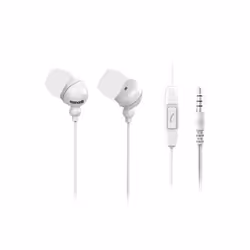 Maxell 303760, Avec fil, 20 - 23000 Hz, Appels/Musique, Casque, Blanc