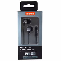 Maxell Metallix Écouteurs Avec fil Ecouteurs Appels/Musique Gris