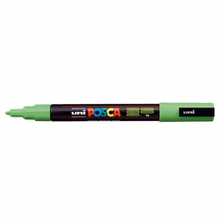 POSCA PC-3M Pomme verte, Vert, Multicolore, Apple Green, 1 couleurs, Fin, Encre à base d'eau
