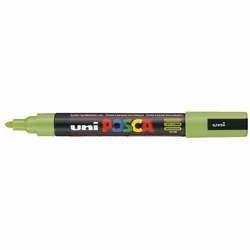 POSCA uni PC-5M, 1 pièce(s), Vert, Pointe ogive, Noir, Vert, Moyen, 1,8 mm