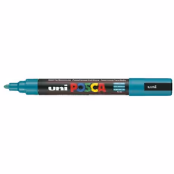 Uni-Ball uni POSCA PC-5M, 1 pièce(s), Vert, Pointe ogive, Noir, Vert, Moyen, 1,8 mm