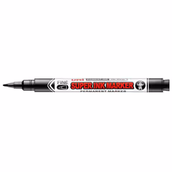 Uni-Ball PNA-125, Noir, Pointe fine, Noir, Plastique, 0,9 mm, Tissu, Papier