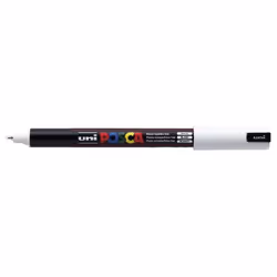 Uni-Ball uni POSCA PC-1MR, 1 pièce(s), Blanc, Pointe ogive, Noir, Blanc, 0,7 mm, Encre à base d'eau