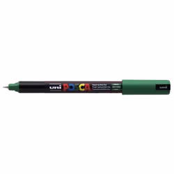 POSCA uni PC-1MR, 1 pièce(s), Vert, Pointe ogive, Noir, Vert, 0,7 mm, Encre à base d'eau