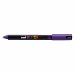 POSCA uni PC-1MR, 1 pièce(s), Violet, Pointe ogive, Noir, Violet, 0,7 mm, Encre à base d'eau