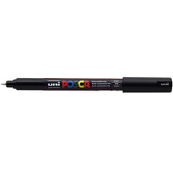 Uni-Ball Posca PC-1MR marqueur Pointe ogive Noir