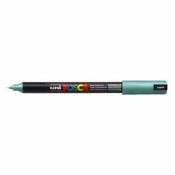POSCA uni PC-1MR, 1 pièce(s), Vert, Pointe ogive, Noir, Vert, 0,7 mm, Encre à base d'eau