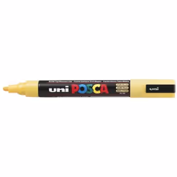 Uni-Ball uni POSCA PC-5M, 1 pièce(s), Jaune, Pointe ogive, Noir, Jaune, Moyen, 1,8 mm