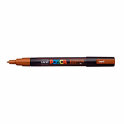 POSCA PC-3M Bronze, Bronze, Multicolore, 1 couleurs, Fin, Encre à base d'eau, Pointe ogive