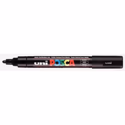Marqueur Pte conique moyenne POSCA PC5M 18 - 25mm Noir