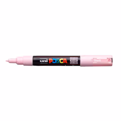 POSCA PC-1MC Rose clair, Rose clair, Multicolore, 1 couleurs, Extra-fin, Encre à base d'eau, Pointe ogive