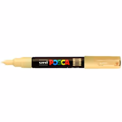 POSCA PC-1MC Beige, Beige, Multicolore, 1 couleurs, Extra-fin, Encre à base d'eau, Pointe ogive