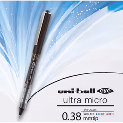 Uni-Ball EYE Ultra Micro Stylo à bille retractable avec clip Noir 1 pièce(s)