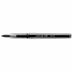 Uni-Ball UBA-188M, Stylo à bille retractable avec clip, Noir, Noir, Plastique, 0,5 mm, Ambidextre