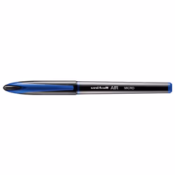Uni-Ball UBA-188M, Stylo à bille retractable avec clip, Bleu, Bleu, Plastique, 0,5 mm, Ambidextre