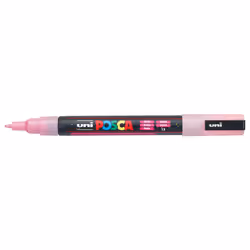 POSCA PC-3M Rose pétillant, Rose, Multicolore, Sparkling Pink, 1 couleurs, Fin, Encre à base d'eau