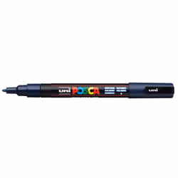 POSCA PC-3M Bleu marine, Marine, Multicolore, 1 couleurs, Fin, Encre à base d'eau, Pointe ogive