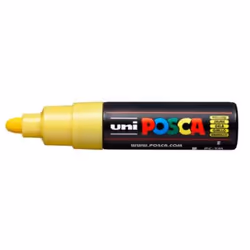 POSCA PC-7M Jaune, Jaune, Multicolore, 1 couleurs, Encre à base d'eau, Pointe ogive, Rond