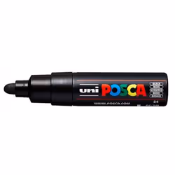 POSCA PC-7M Noir, Noir, Multicolore, 1 couleurs, Encre à base d'eau, Pointe ogive, Rond