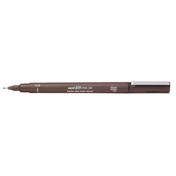Uni-Ball PIN 05 stylo fin Marron 1 pièce(s)